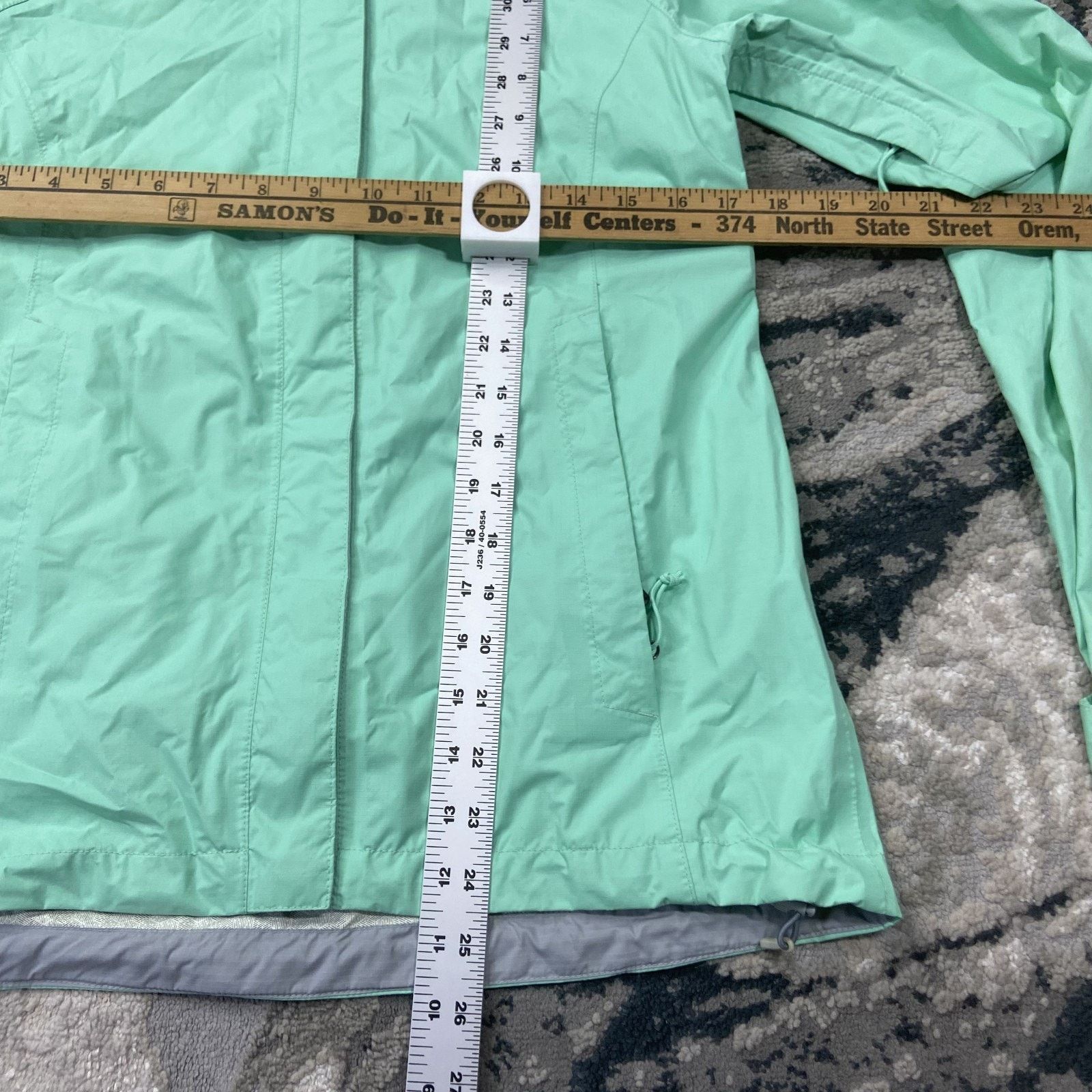 The North Face The North Face HyVent Rain Jacket Womens Small Mint Green Size S / US 4 / IT 40 - 3 Thumbnail