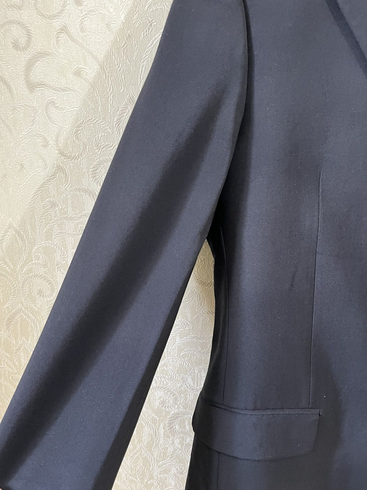 Ermenegildo Zegna Ermenegildo Zegna Men’s Wool Blazer Jacket Black 42 US Size 52S - 3 Thumbnail