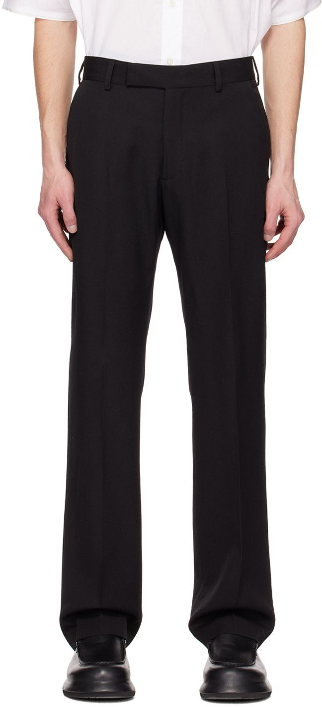 Jacquemus Black Le Raphia 'Le Pantalon Feijoa' Trousers Size US 34 / EU 50 - 1 Thumbnail
