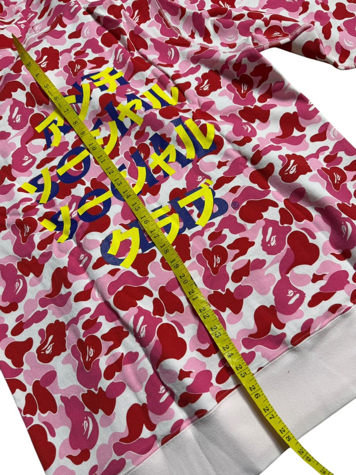 Anti Social Social Club × Bape BAPE Anti social social club Pullover Hooded Pink camo Size US XL / EU 56 / 4 - 6 Thumbnail