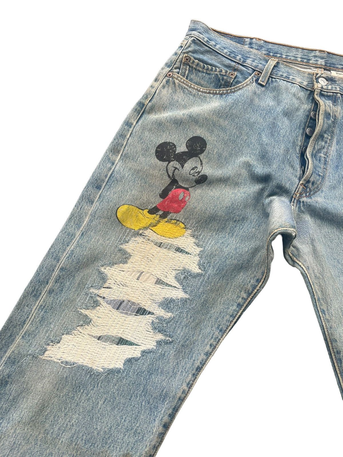 Levi's × Levi's Vintage Clothing Vintage 2002 Levis 501 Custom Distresed Size US 38 / EU 54 - 5 Thumbnail
