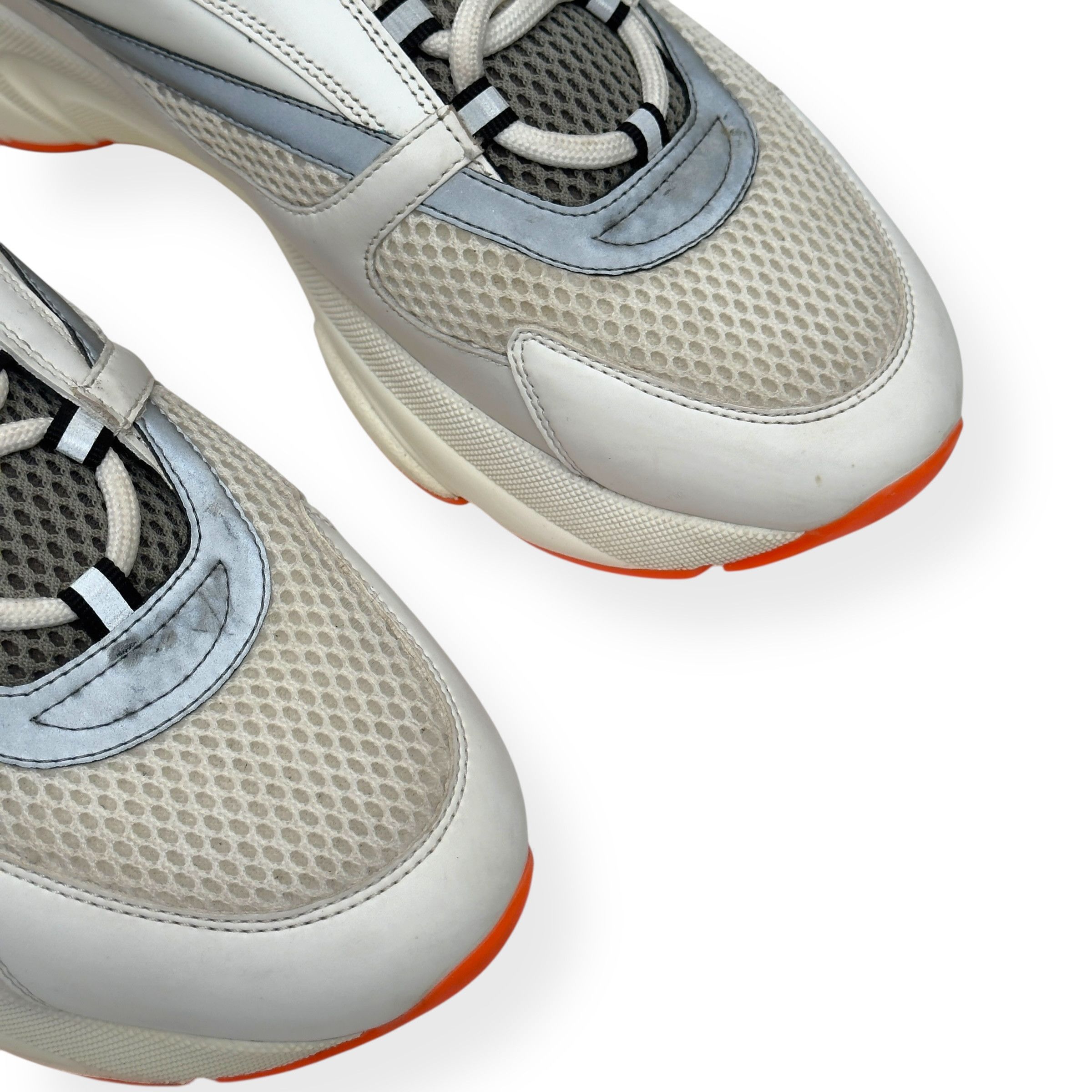 Dior DIOR B22 SNEAKER WHITE / ORANGE 44 / UK10 Size US 11 / EU 44 - 6 Thumbnail