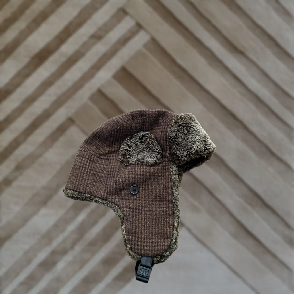 Dockers Dockers Trapper Hat L/XL Wool Blend Black Adjustable Ear Flap Insulated Lined Men Winter Outdoor Hunting VINTAGE? Size ONE SIZE - 1 Thumbnail