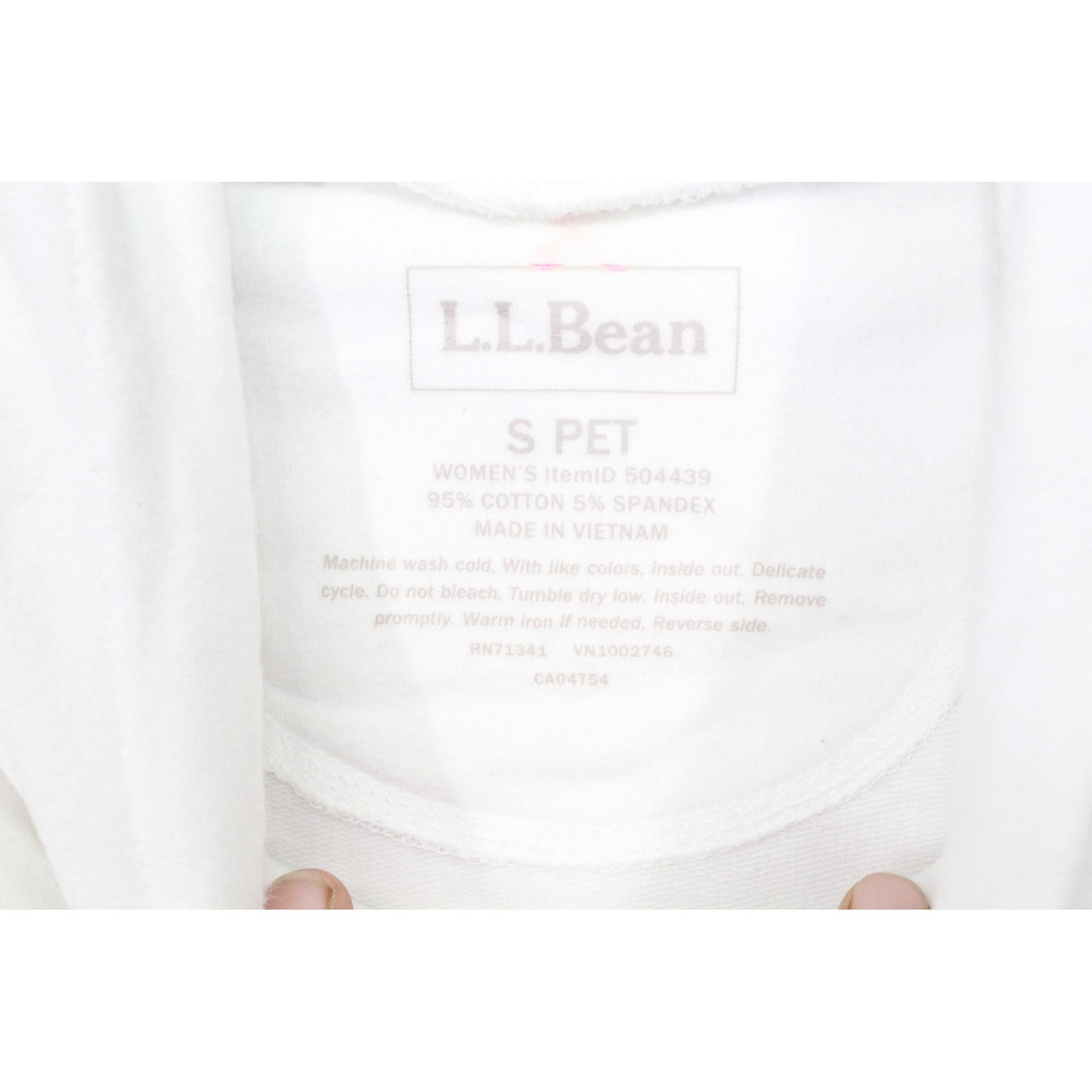 L.L. Bean LL Bean Women's Cotton Spandex Hooded Jacket Size S / US 4 / IT 40 - 7 Thumbnail