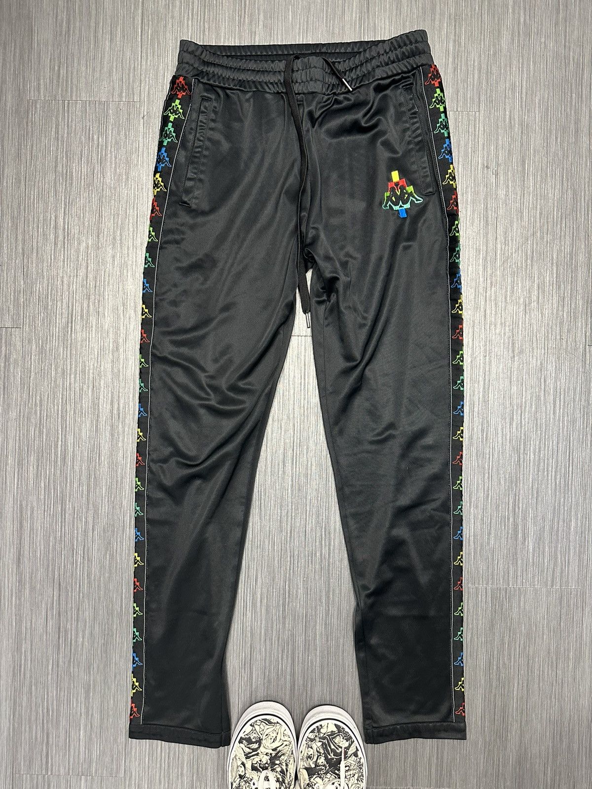 image of Kappa Pants in Black, Men's (Size 32)