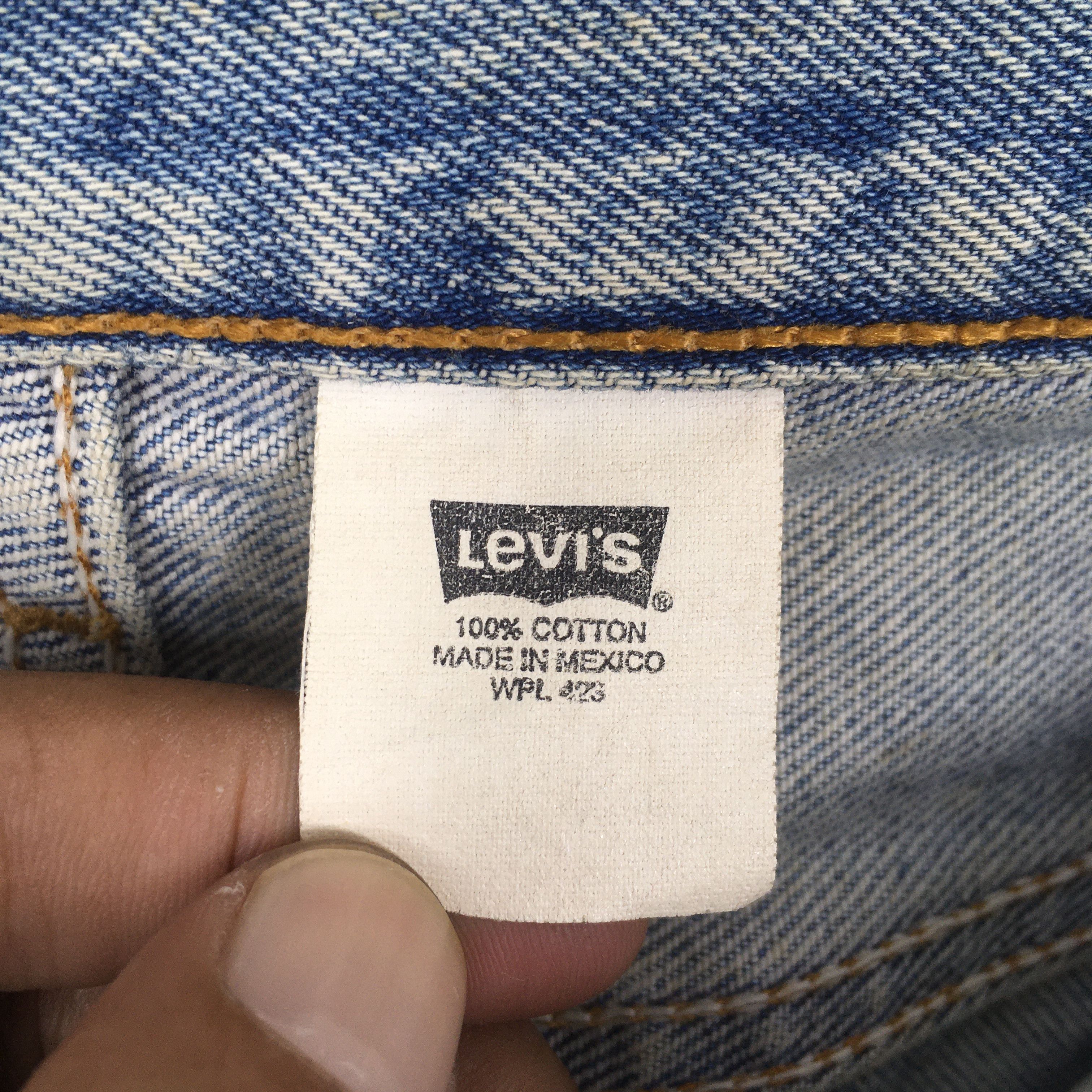 Levi's Size 31x28.5 Vintage 90s Levi's 501 Distressed Jeans S1867 Size US 31 - 12 Thumbnail