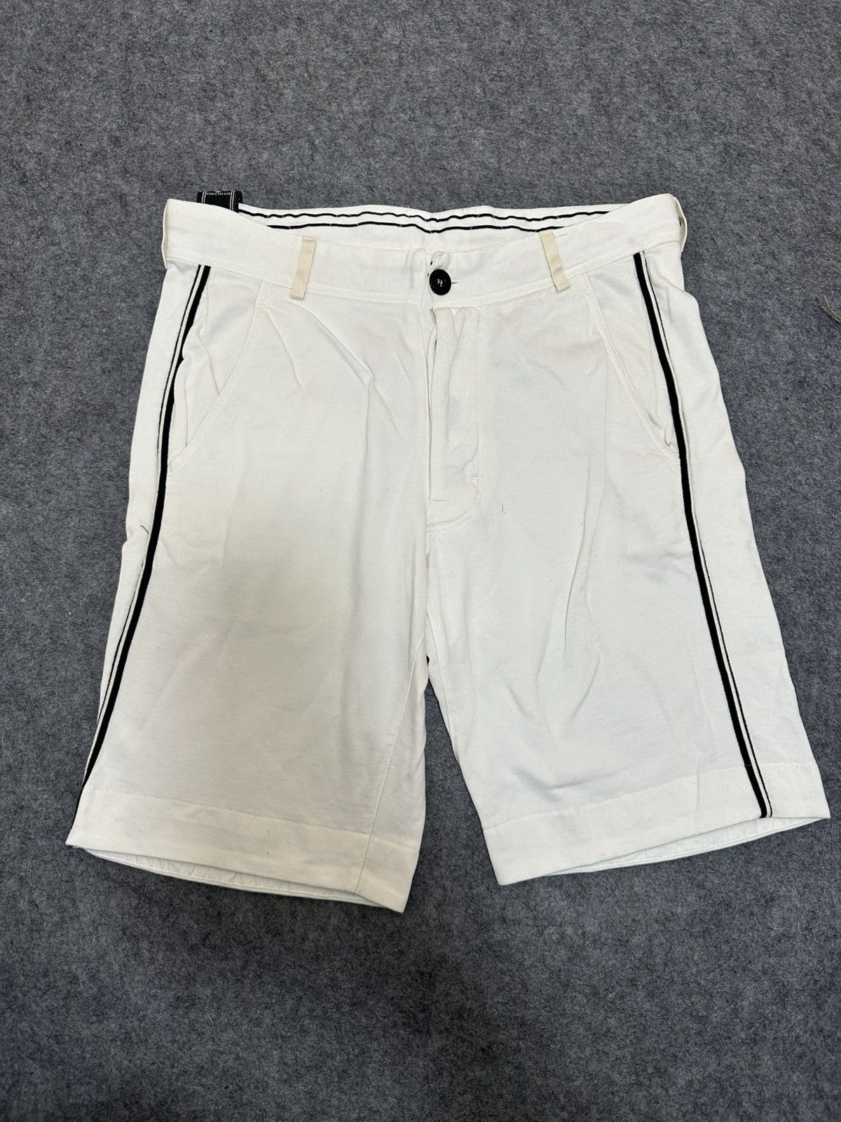 Stone Island Stone Island shorts featuring contrast black tape. Size US 36 / EU 52 - 1 Thumbnail