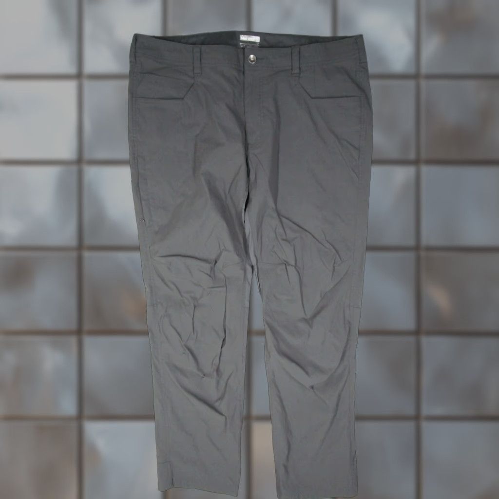 Marmot MARMOT Pants Men 38 Gray Hiking Nylon Cargo Zip 5-Pocket Outdoor Mens Size US 38 / EU 54 - 1 Thumbnail