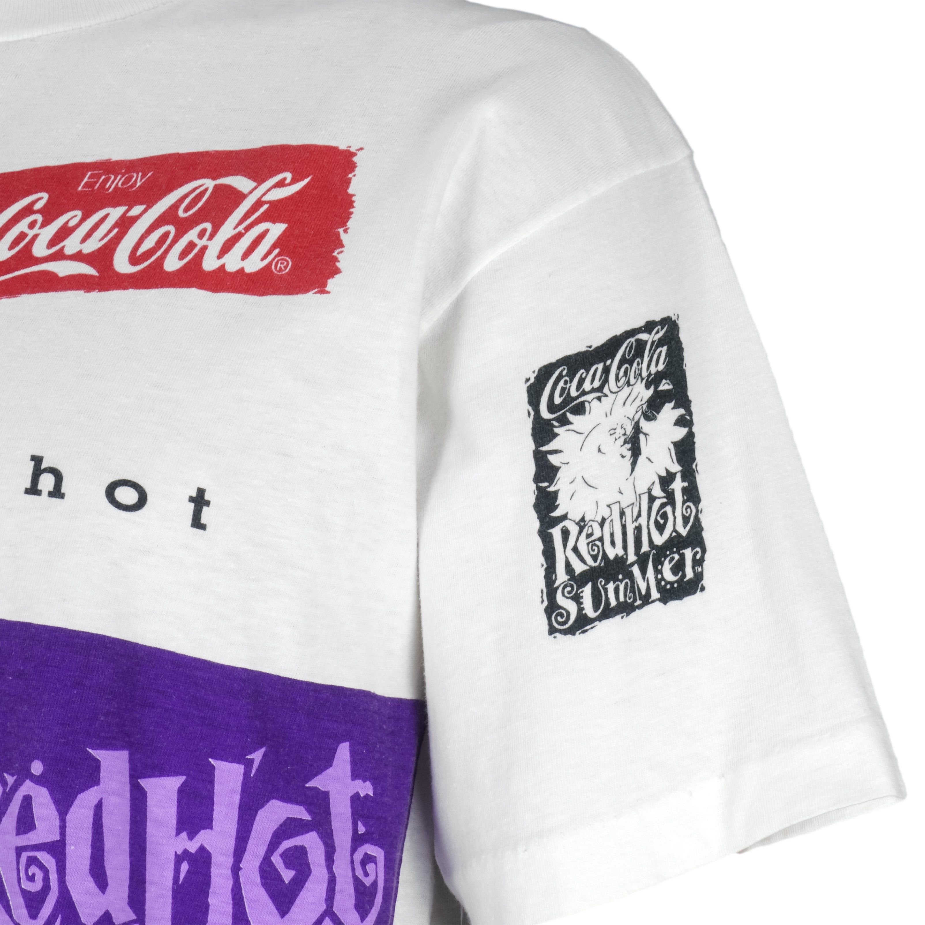 Coca Cola Vintage - Enjoy Coca-Cola Red Hot Summer T-Shirt 1990s Size US L / EU 52-54 / 3 - 3 Thumbnail