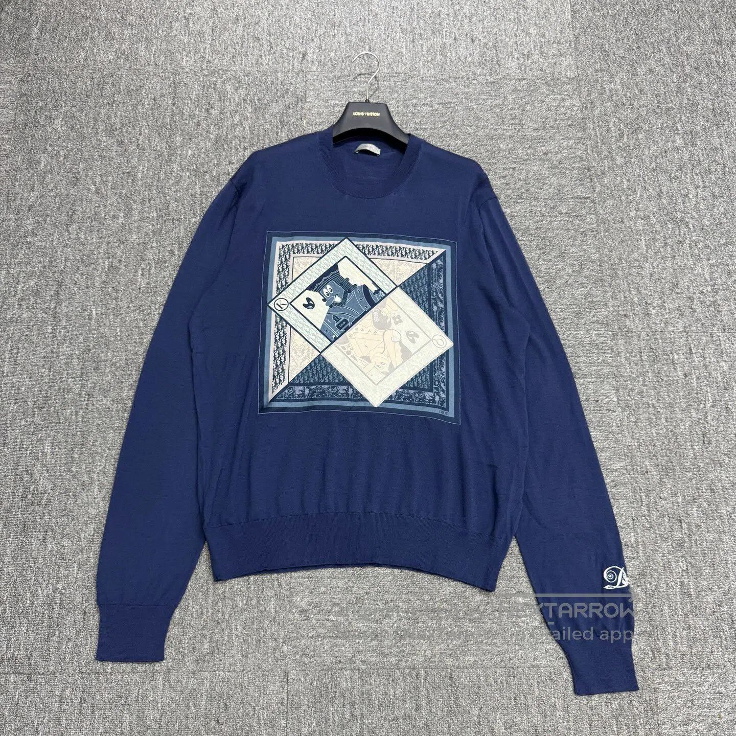 Dior Dior x Kenny Scharf Silk Playing Cards Wool Sweater| Size US XL / EU 56 / 4 - 1 Thumbnail