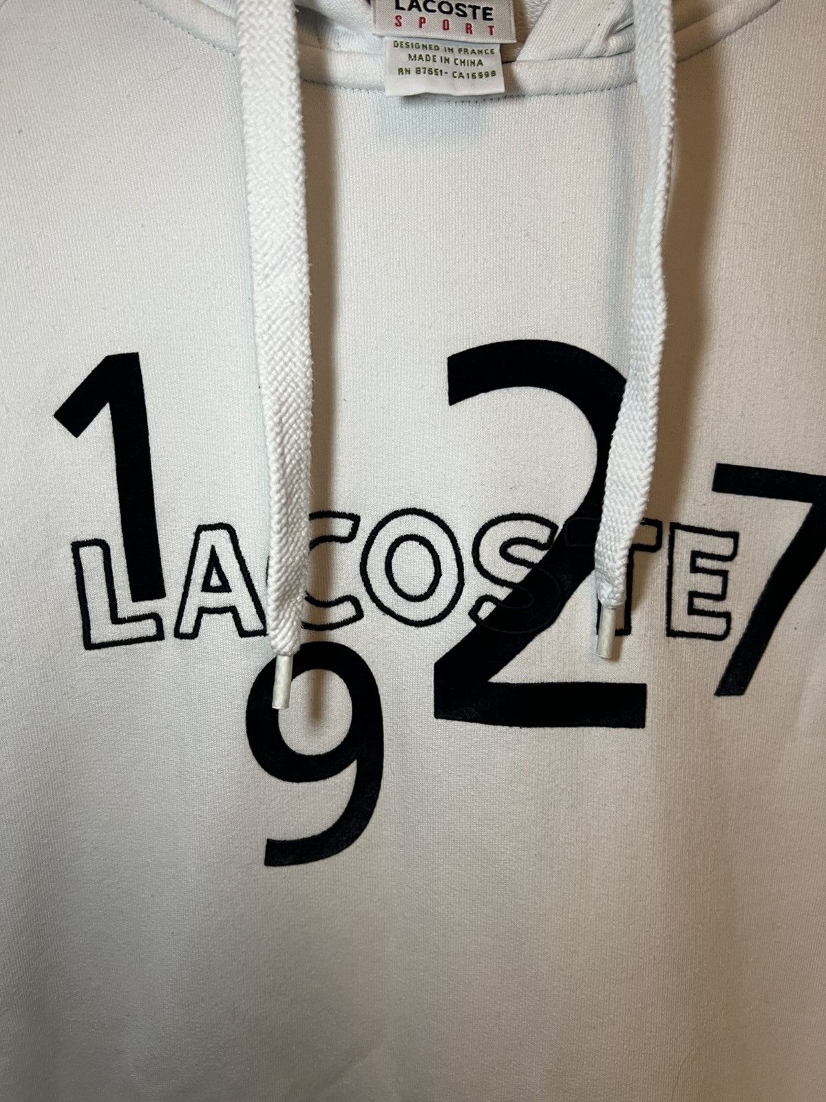 Lacoste Lacoste Sport 1927 logo embroidered pullover hoodie Size US XL / EU 56 / 4 - 4 Thumbnail