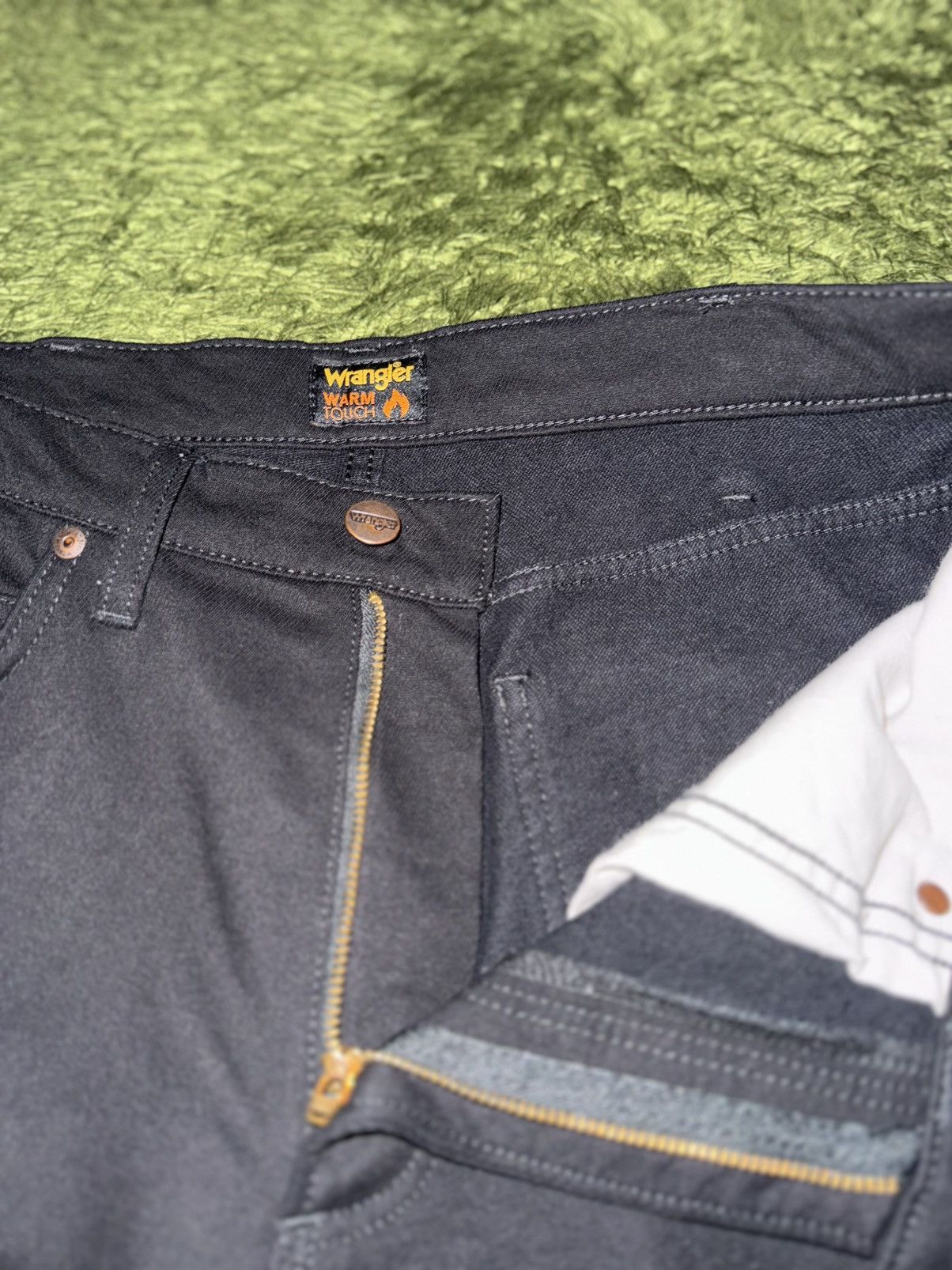 Wrangler [32] Wrangler Japan Warm Touch Cotton-Blend Pants – Black Size US 32 / EU 48 - 3 Thumbnail