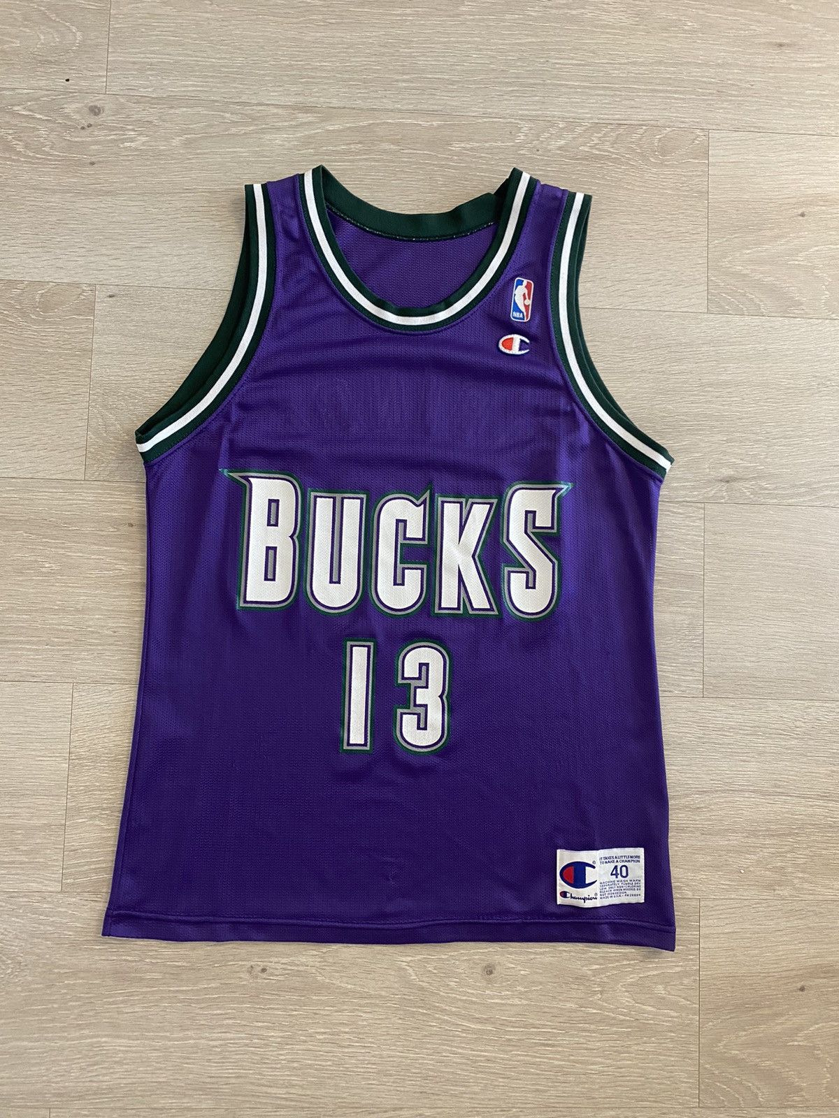 Champion × NBA Glenn Robinson Nba Milwaukee Bucks Champion Jersey Size US S / EU 44-46 / 1 - 1 Thumbnail