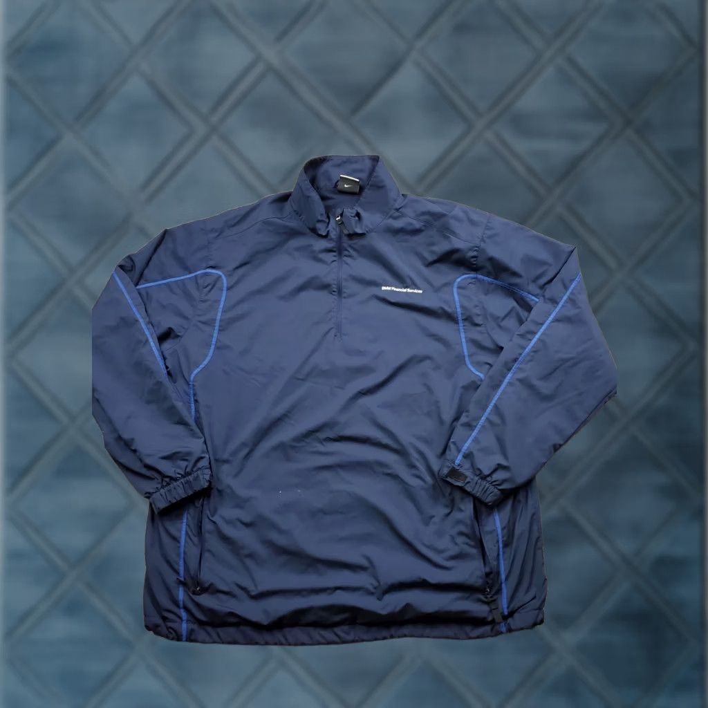 Nike Nike BMW Jacket 2XL Mens Blue Dri-Fit 1/2 Zip Windbreaker Pullover Vintage: No Size US XXL / EU 58 / 5 - 1 Thumbnail