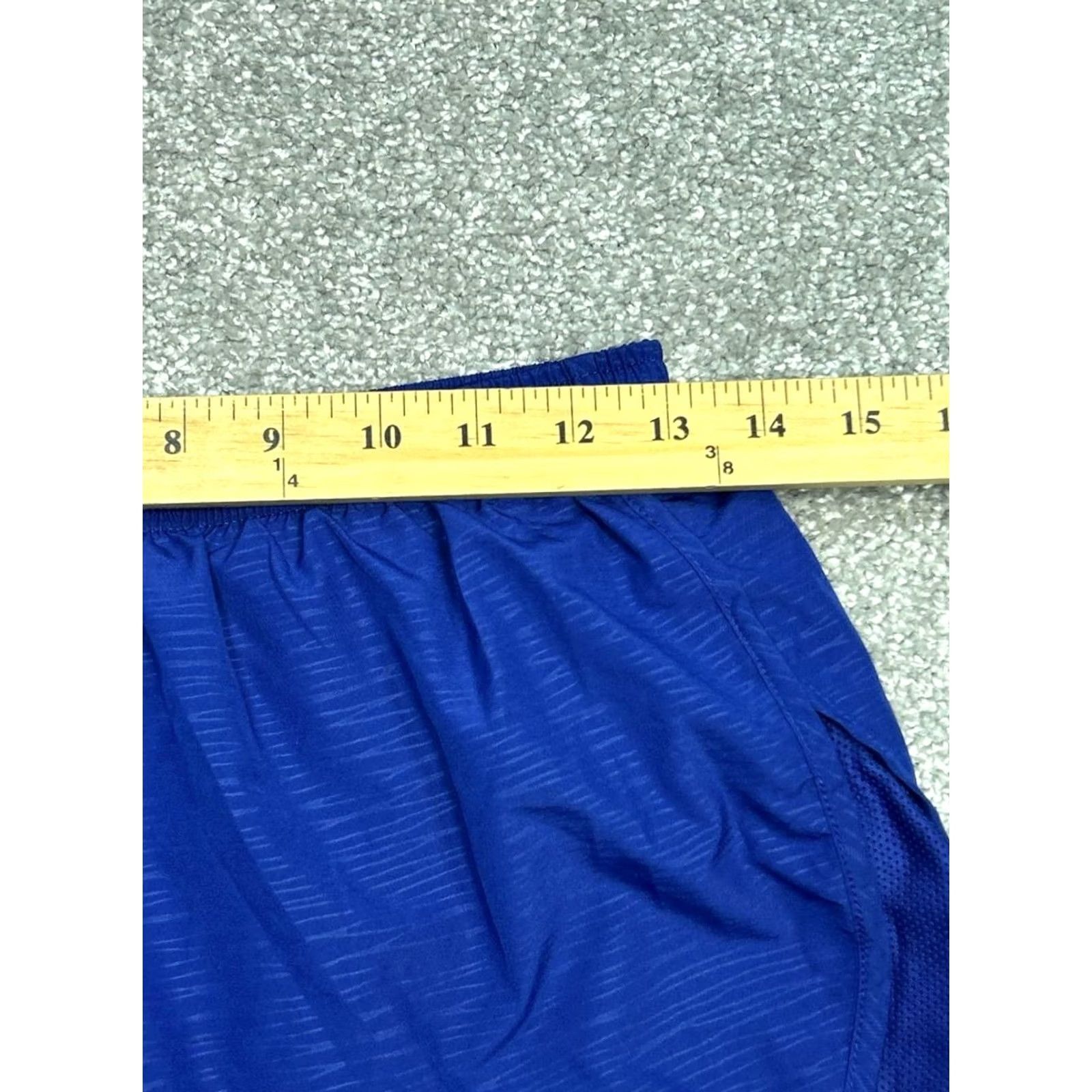 Nike Nike Running Shorts Womens Small Blue Dri Fit Short Liner Swoosh Logo Stretch Activewear Sports Size 28" / US 6 / IT 42 - 6 Thumbnail