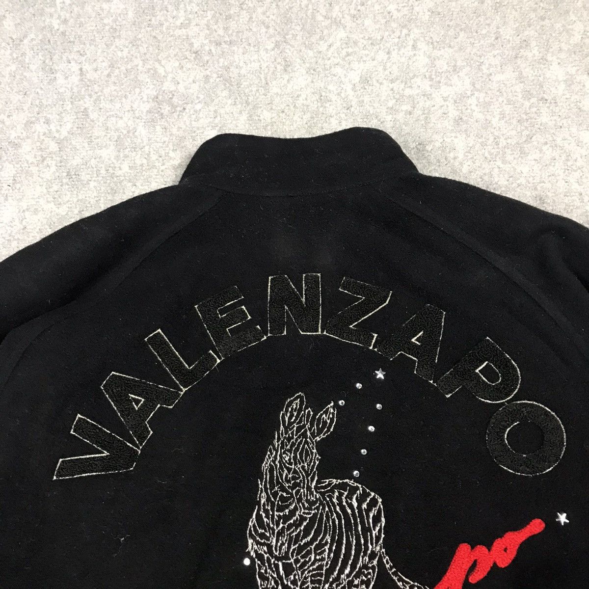 Japanese Brand VALENZAPO BLACK ZIPPER WOOL JACKET Size US M / EU 48-50 / 2 - 8 Thumbnail