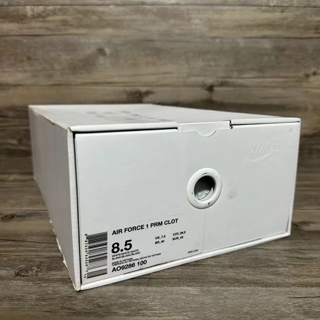 Nike CLOT x Nike AF1 White Silk 42 99 New Size US 9 / EU 42 - 9 Thumbnail