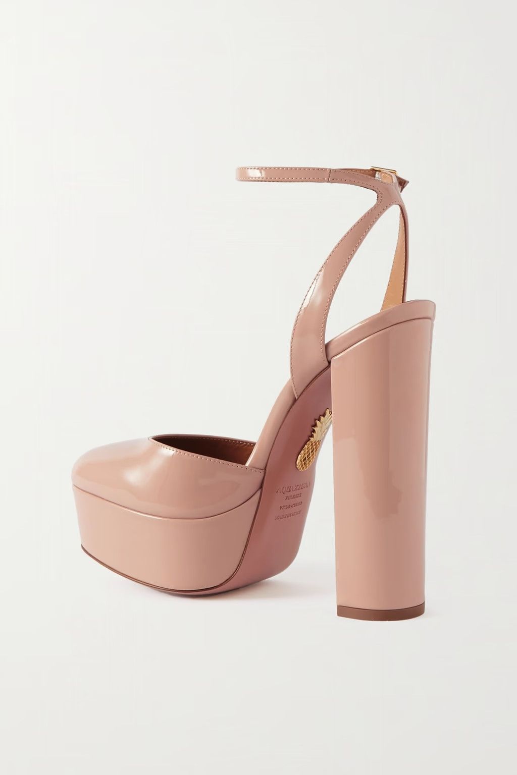 Aquazzura o1srvl11e1024 Platform in Blush Size US 8 / IT 38 - 2 Thumbnail