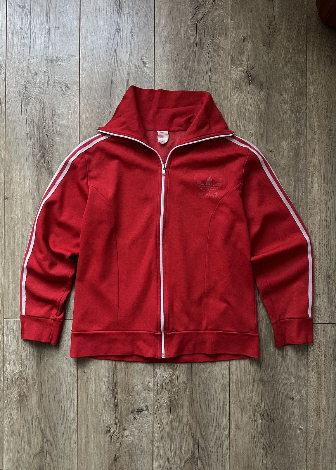 Adidas × Vintage Vintage Adidas Made in Hong Kong track jacket Size US M / EU 48-50 / 2 - 2 Thumbnail