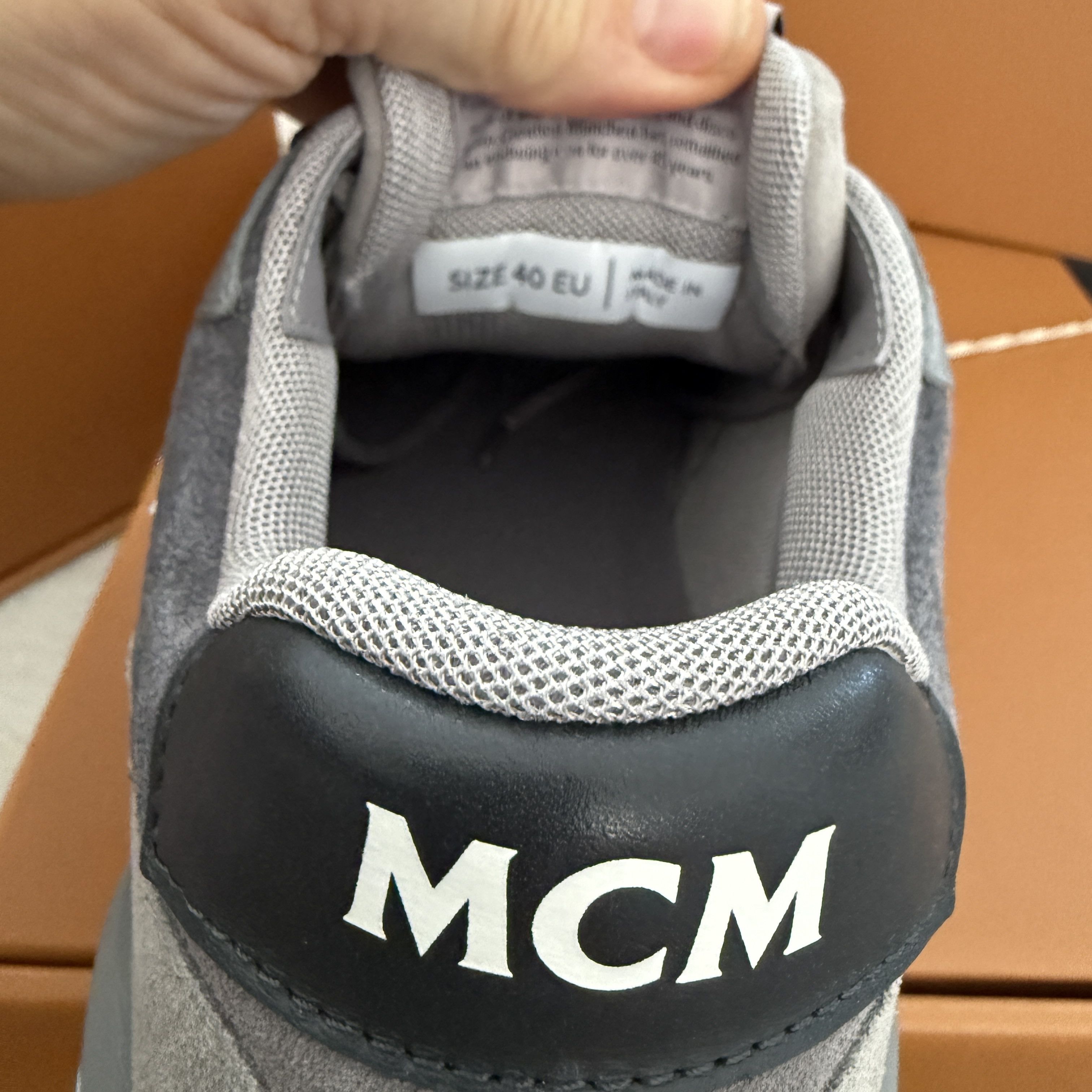 MCM MCM Skywander Suede Low-Top Lace-Up Women's Sneakers , sz 41 Size US 11 / IT 41 - 13 Thumbnail