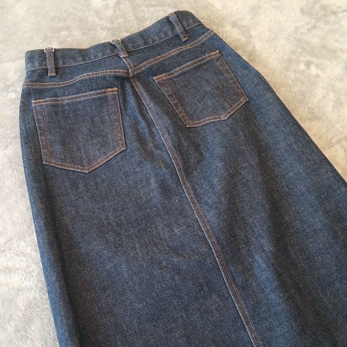 Gap Gap Skirt Denim Long Front Slit Pockets Stretch Blue 0 Regular Women Size 25" / US 0 / IT 36 - 6 Thumbnail