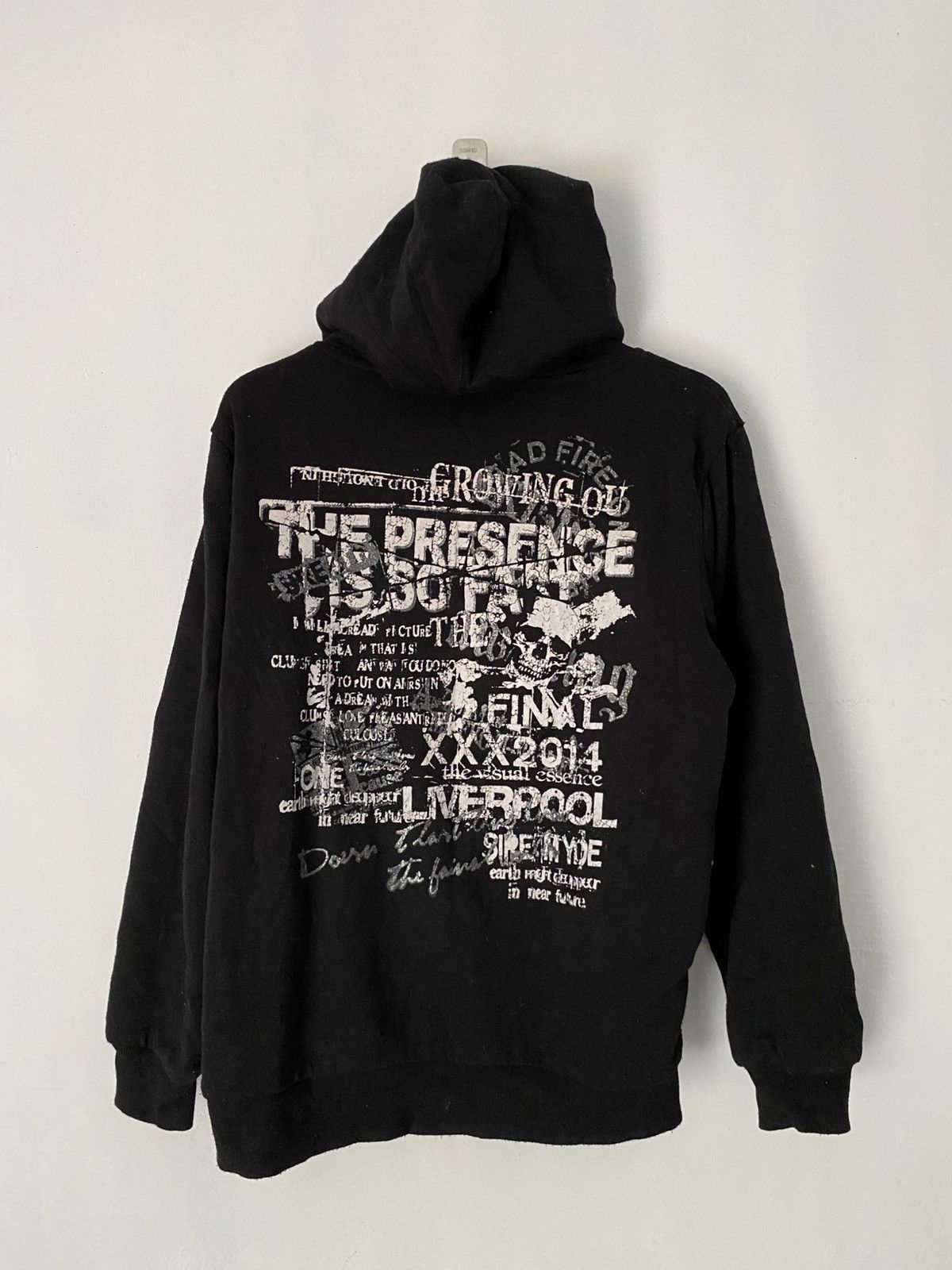 14th Addiction × If Six Was Nine × Le Grande Bleu (L.G.B.) 2000s Beaumere gothic poem hoodie Size US L / EU 52-54 / 3 - 2 Thumbnail