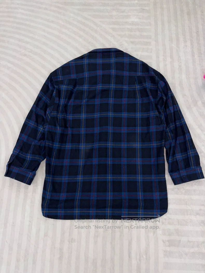 Balenciaga Balenciaga Loose Plaid Shirt, Blue, Size L Size US S / EU 44-46 / 1 - 2 Thumbnail