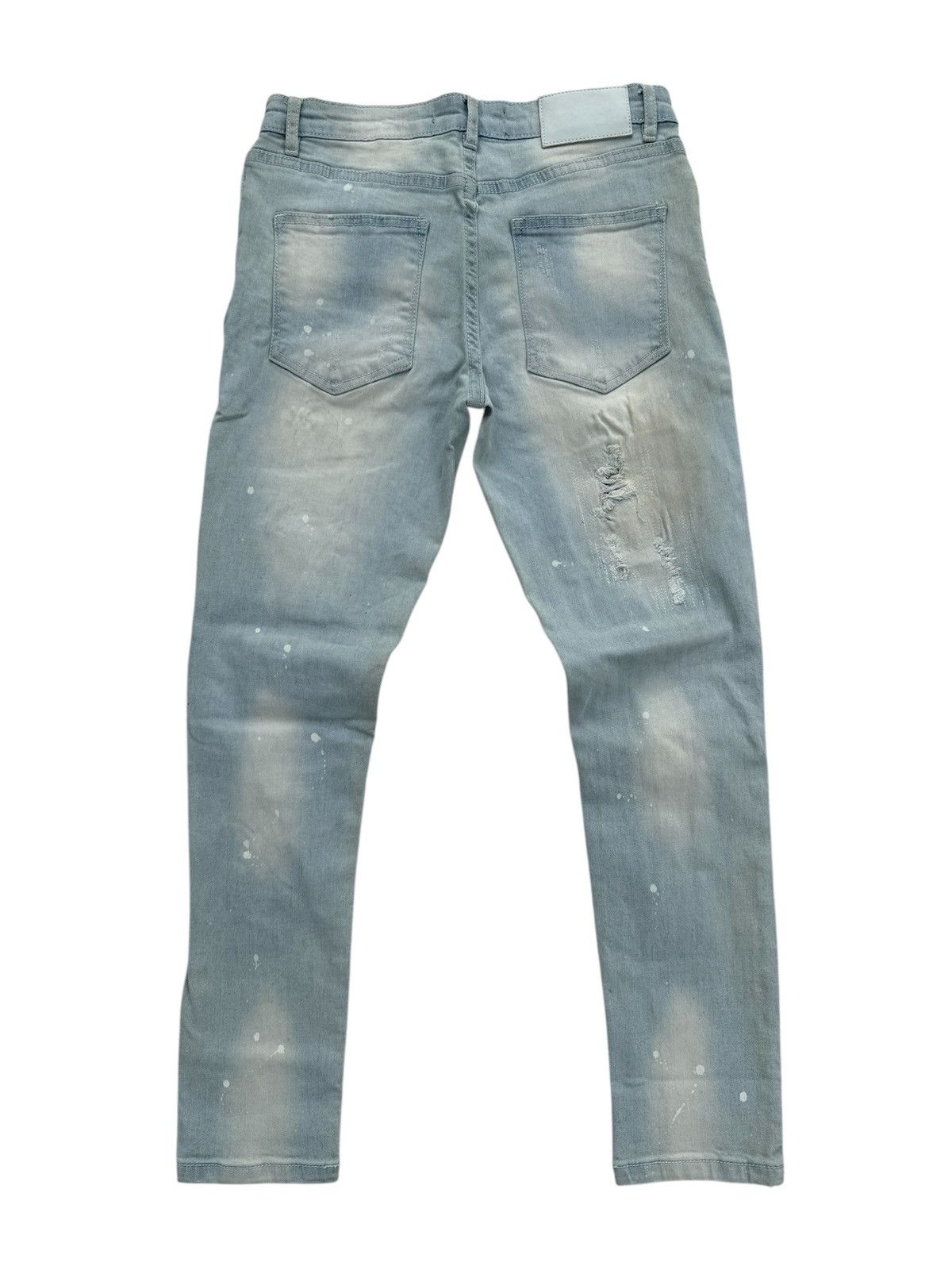 If Six Was Nine CAVARIA SKINNY DISTRESSED STYLE JEANS Size 28" / US 6 / IT 42 - 2 Thumbnail