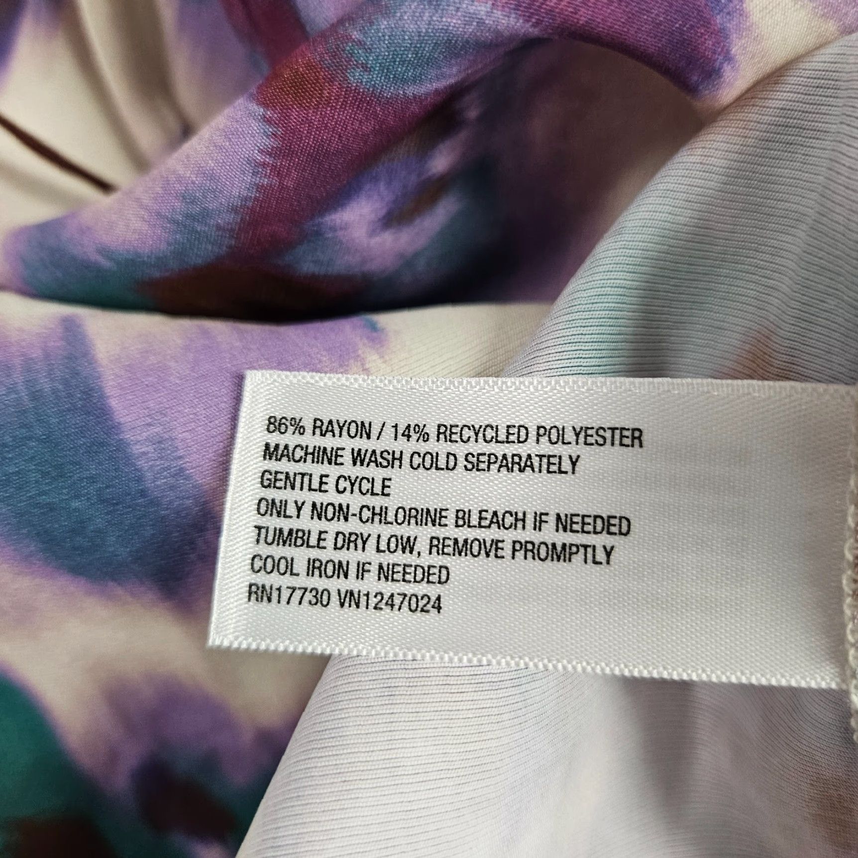 Vintage VINTAGE? No, not vintage. Universal Thread Womens Dress Sz Small Purple Teal Side Ties Pockets Sleeveless Size S / US 4 / IT 40 - 5 Thumbnail