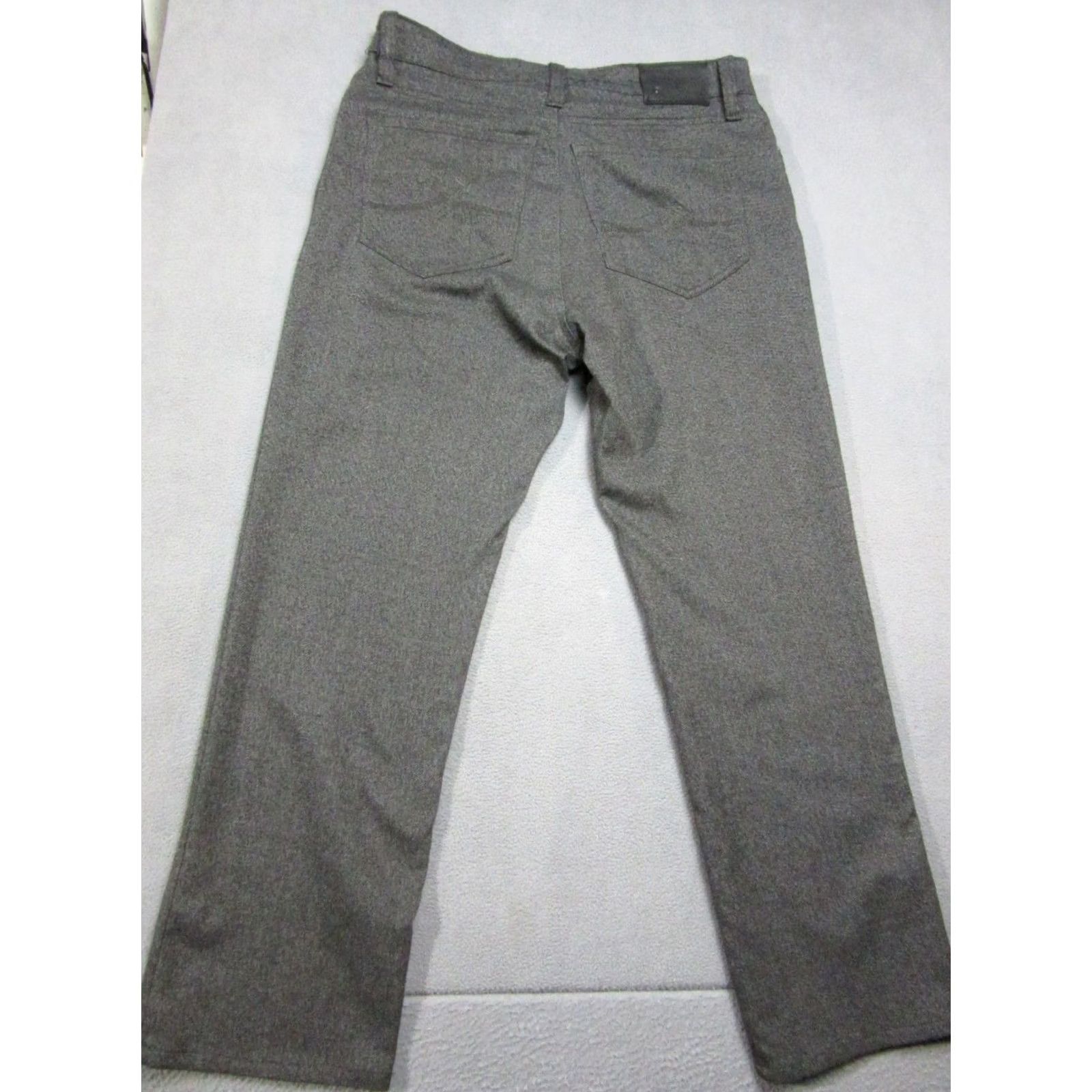 Vintage 34 Heritage Pant Mens 32x28 Gray Comfort Mid Rise, Career Office - Business Casual Pants Size US 32 / EU 48 - 7 Thumbnail