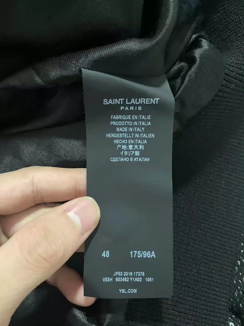 Saint Laurent Paris Saint Laurent Paris 20 SS baby's breath scale jacket 2505-N Size US M / EU 48-50 / 2 - 5 Thumbnail