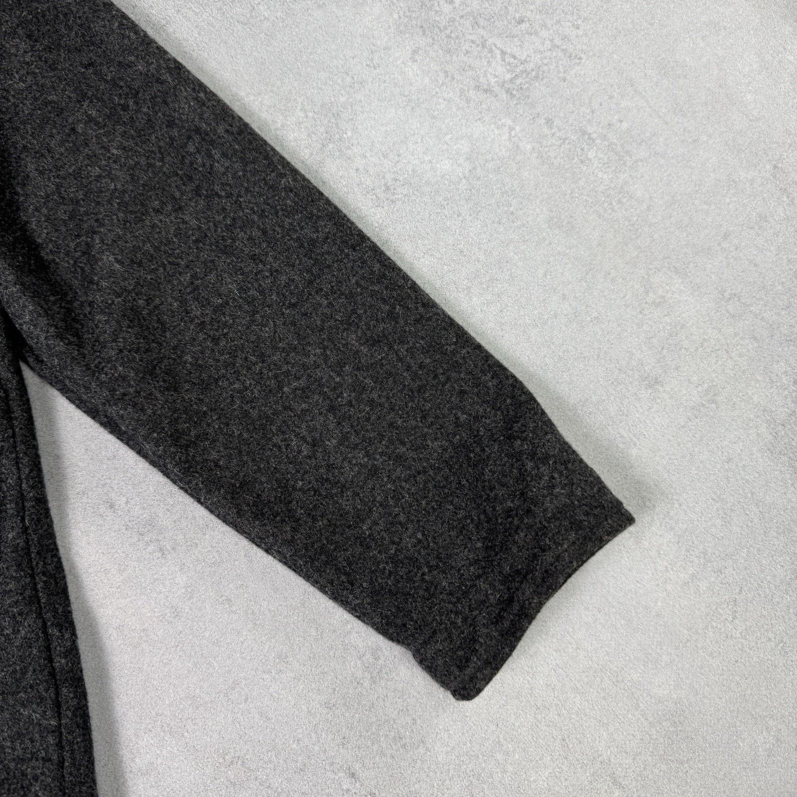 Universal Works Universal Works Men's Melton Wool Cabin Jacket Grey Men Size US L / EU 52-54 / 3 - 3 Thumbnail