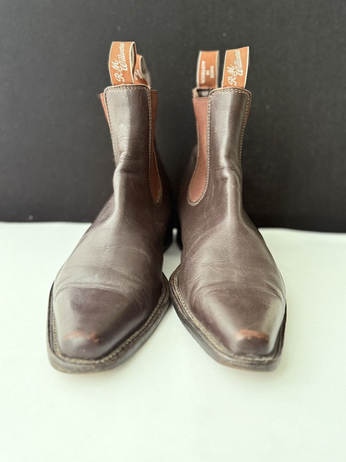 R.M. Williams RM Williams Millicent, Brown leather Chelsea Boots Size 10 Size US 10 / EU 43 - 2 Thumbnail