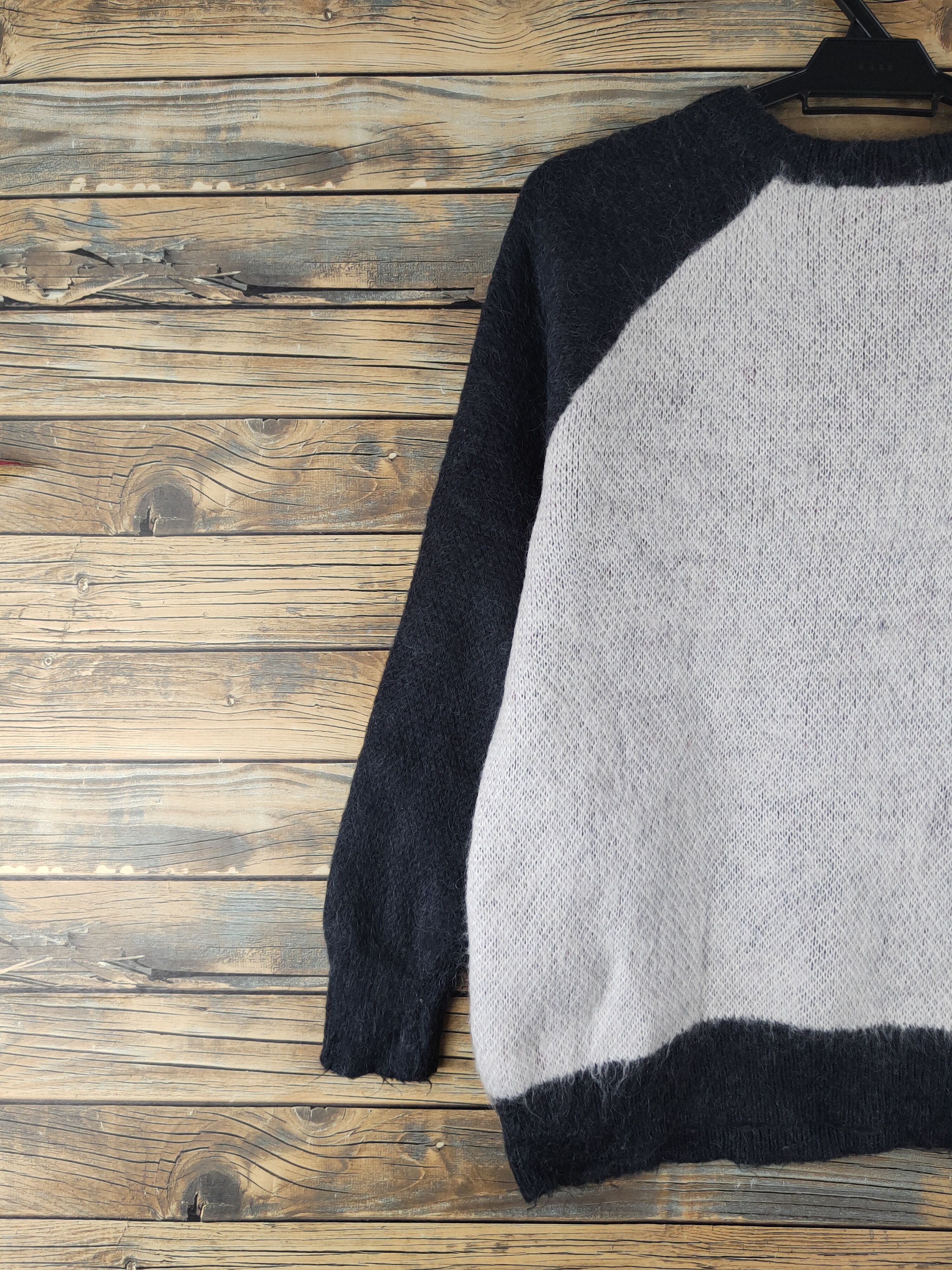 Japanese Brand DL Bayflow Black White Knitwear Sweatshirts #46-188 Size US M / EU 48-50 / 2 - 8 Thumbnail