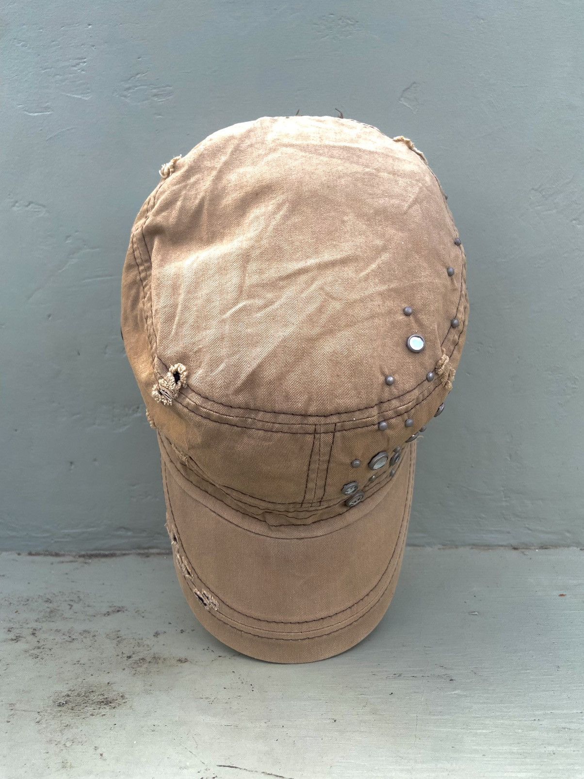 If Six Was Nine 2000s diamond studded patrol hat Size ONE SIZE - 6 Thumbnail