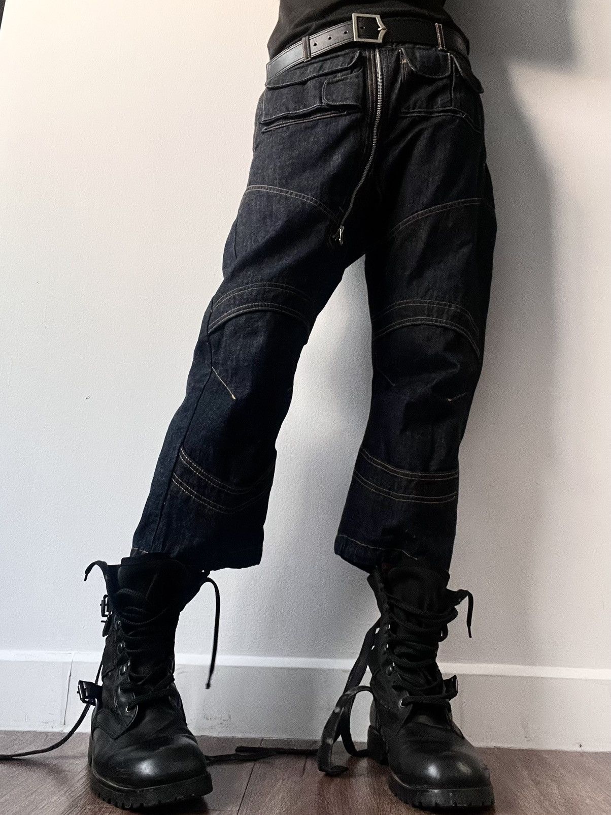CABANE de ZUCCa Cabane De Zucca Multi Pocket Baggy Jeans Size US 32 / EU 48 - 4 Thumbnail