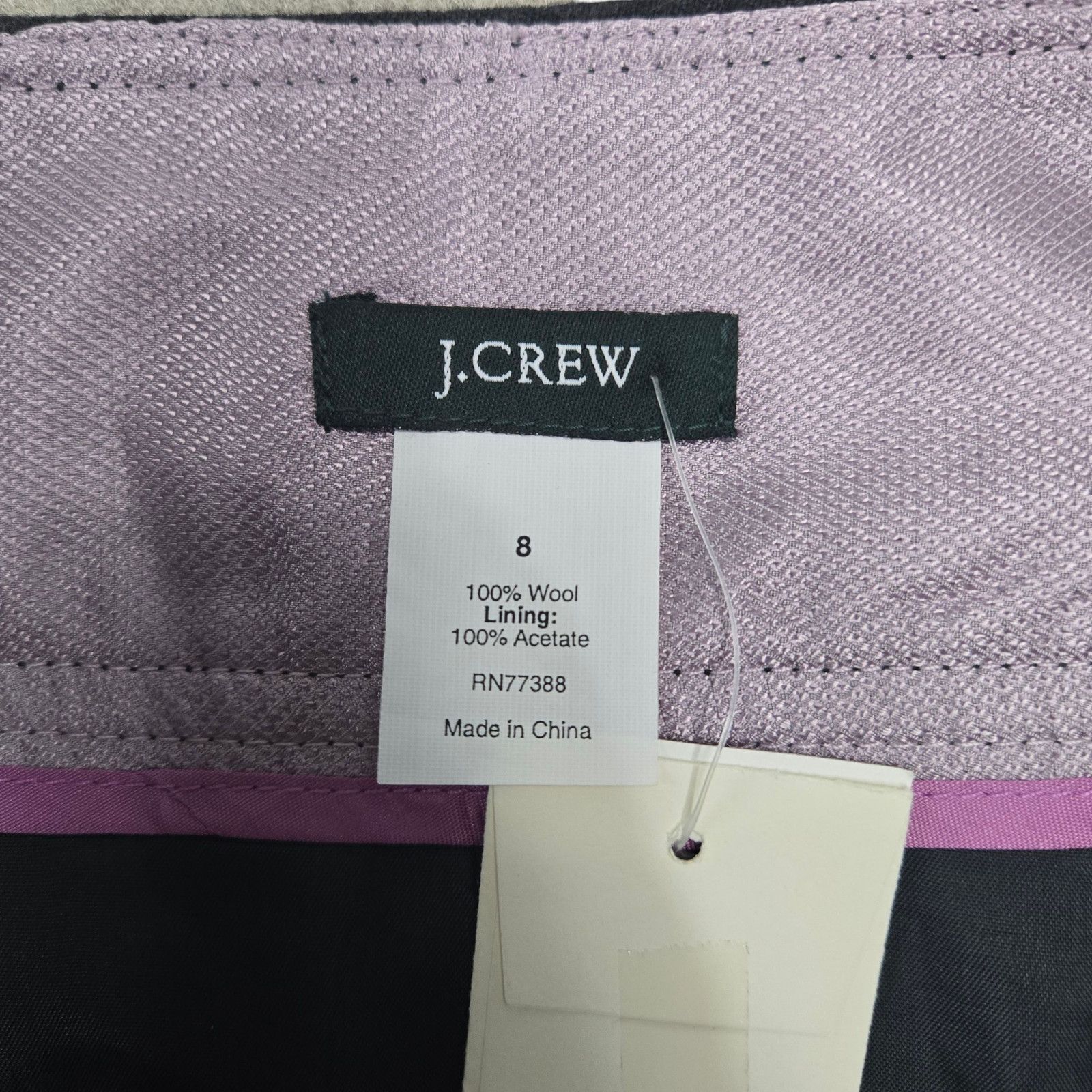 J.Crew J Crew Wool Pencil Skirt Size 8 Charcoal NWT Size 30" / US 8 / IT 44 - 4 Thumbnail