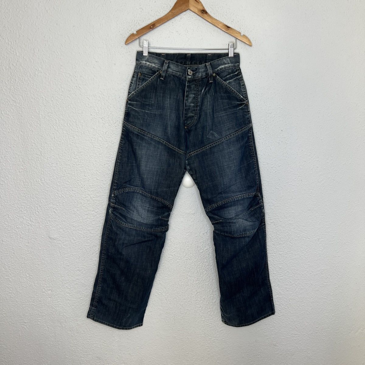 G-Star G-Star Raw Denim Jeans Pants Trousers Big Logo Cargo Baggy Size US 30 / EU 46 - 4 Thumbnail