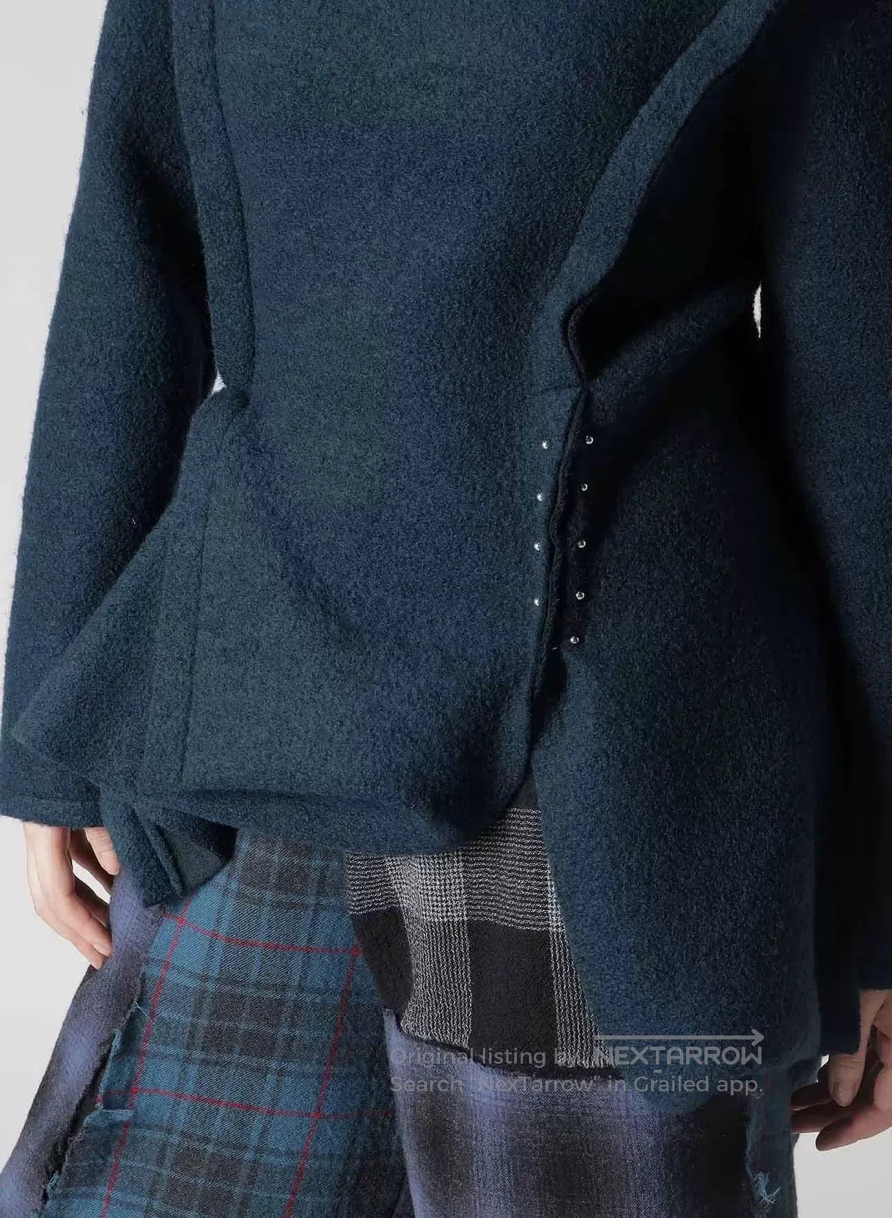 Limi Feu Wool Pile Square Cutting Pullover. Size S / US 4 / IT 40 - 5 Thumbnail