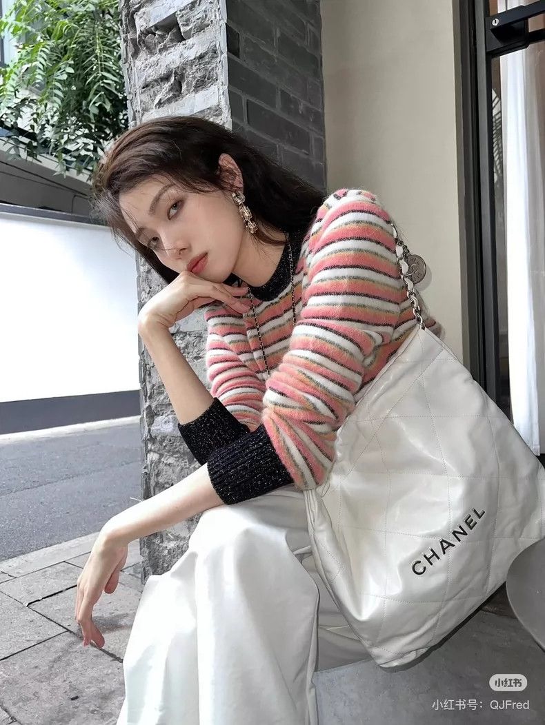 Chanel Chanel 22A colorful striped tassel wool knitted sweater Size XXS / US 00 / IT 34 - 9 Thumbnail