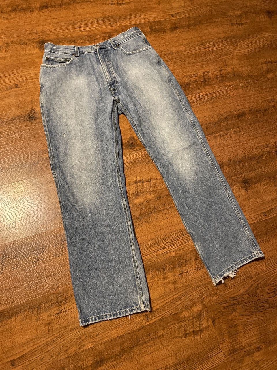 Arizona Jean Co. Vintage Arizona Jean Company Bootcut Light Wash Blue Jeans Size US 34 / EU 50 - 2 Thumbnail