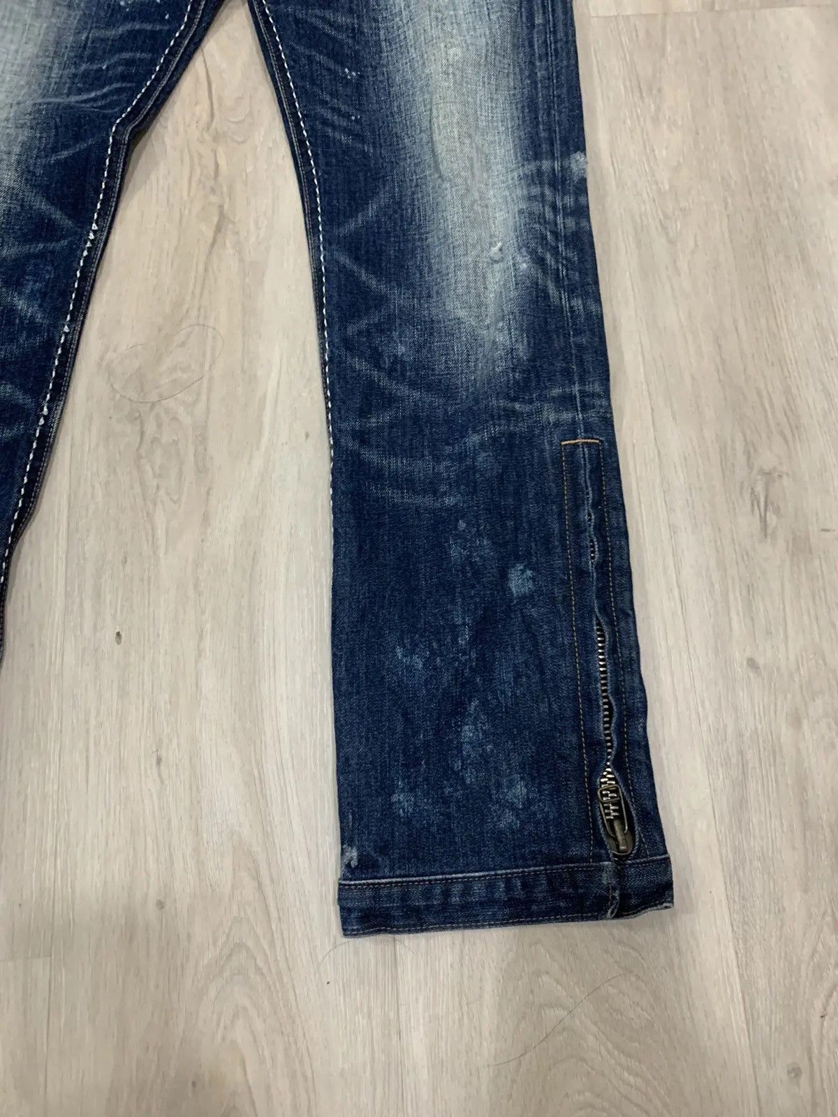 Japanese Brand × Vintage RNA jeans zipper leg style Size US 34 / EU 50 - 4 Thumbnail