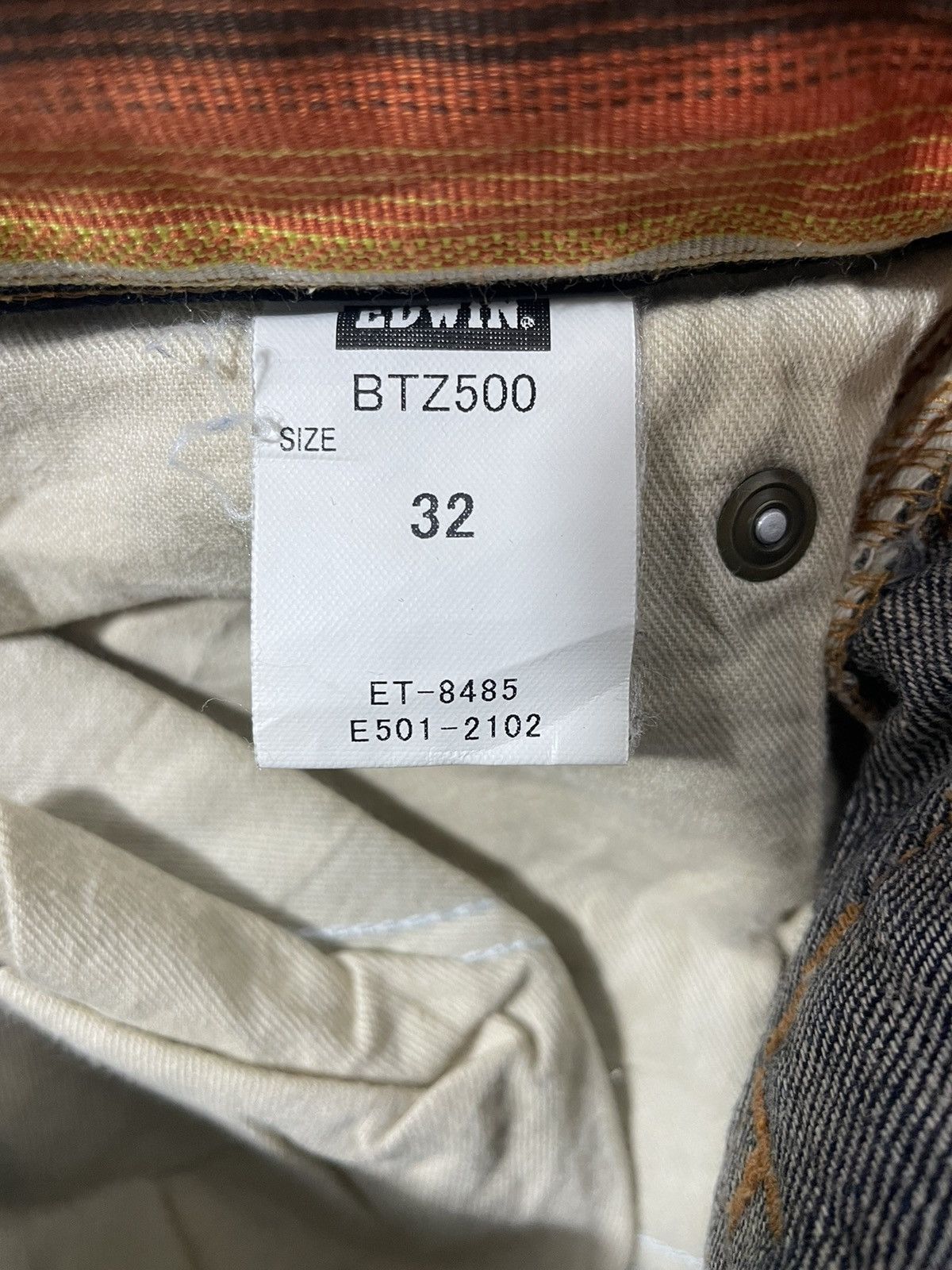 Edwin Vintage Edwin Distressed Jeans Flair Cut Size US 34 / EU 50 - 7 Thumbnail