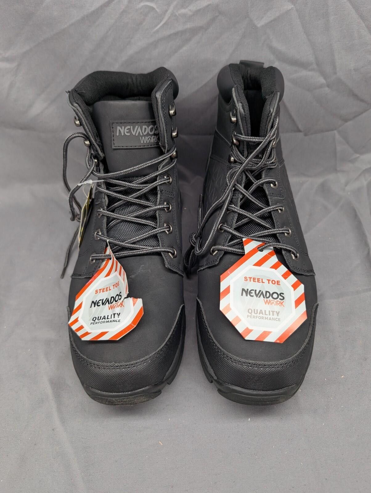 Other Nevados Leeds Steel Toe Safety Work Boots Black Size 12 Size US 12 / EU 45 - 2 Thumbnail