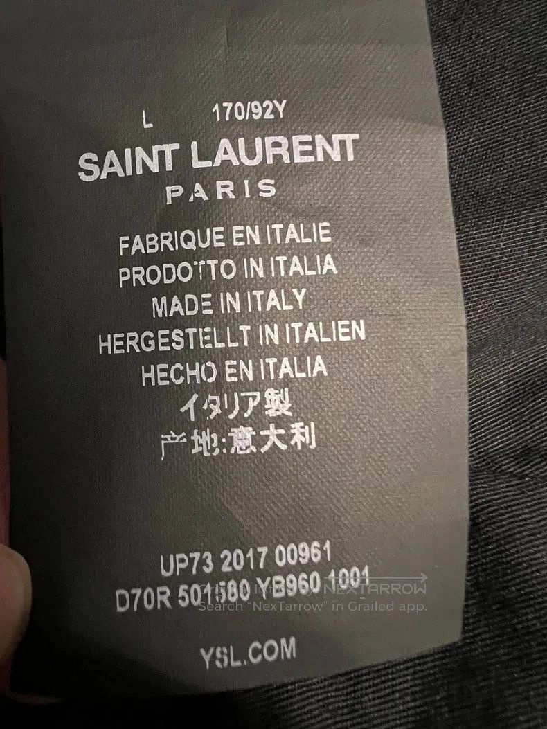 Yves Saint Laurent Saint Laurent 17 Denim Court Jacket. Size US L / EU 52-54 / 3 - 4 Thumbnail