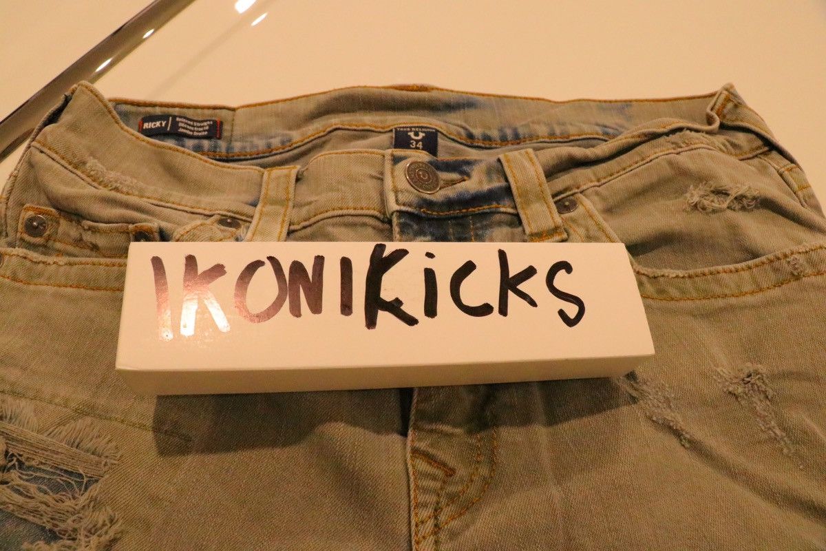 True Religion True Religion Jean Shorts Ricky Relaxed Straight Size US 34 / EU 50 - 3 Thumbnail