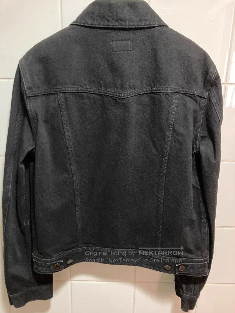Saint Laurent Paris Saint Laurent Paris Black Distressed Denim Jacket Size US L / EU 52-54 / 3 - 3 Thumbnail