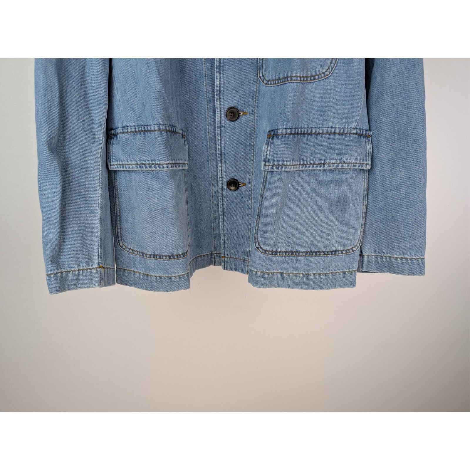 Dries Van Noten o1rshd1 Braxton Denim Jacket in Blue Size US XXL / EU 58 / 5 - 4 Thumbnail