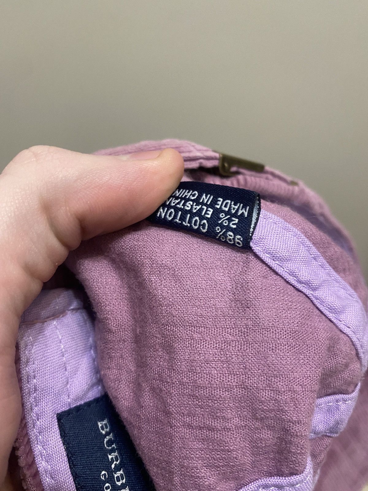 Burberry × Vintage Ultra rare burberry corduroy unisex cap Size ONE SIZE - 4 Thumbnail