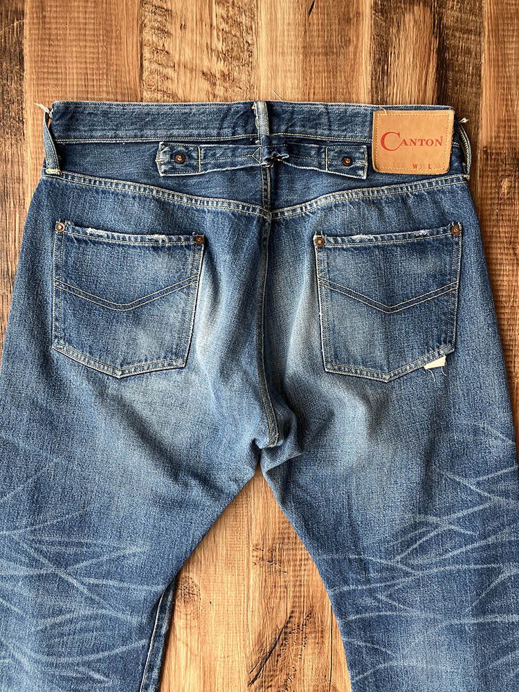 Japanese Brand CANTON OVERALLS 500-120UD W32xL31 1920’s 201-type Size US 32 / EU 48 - 12 Thumbnail